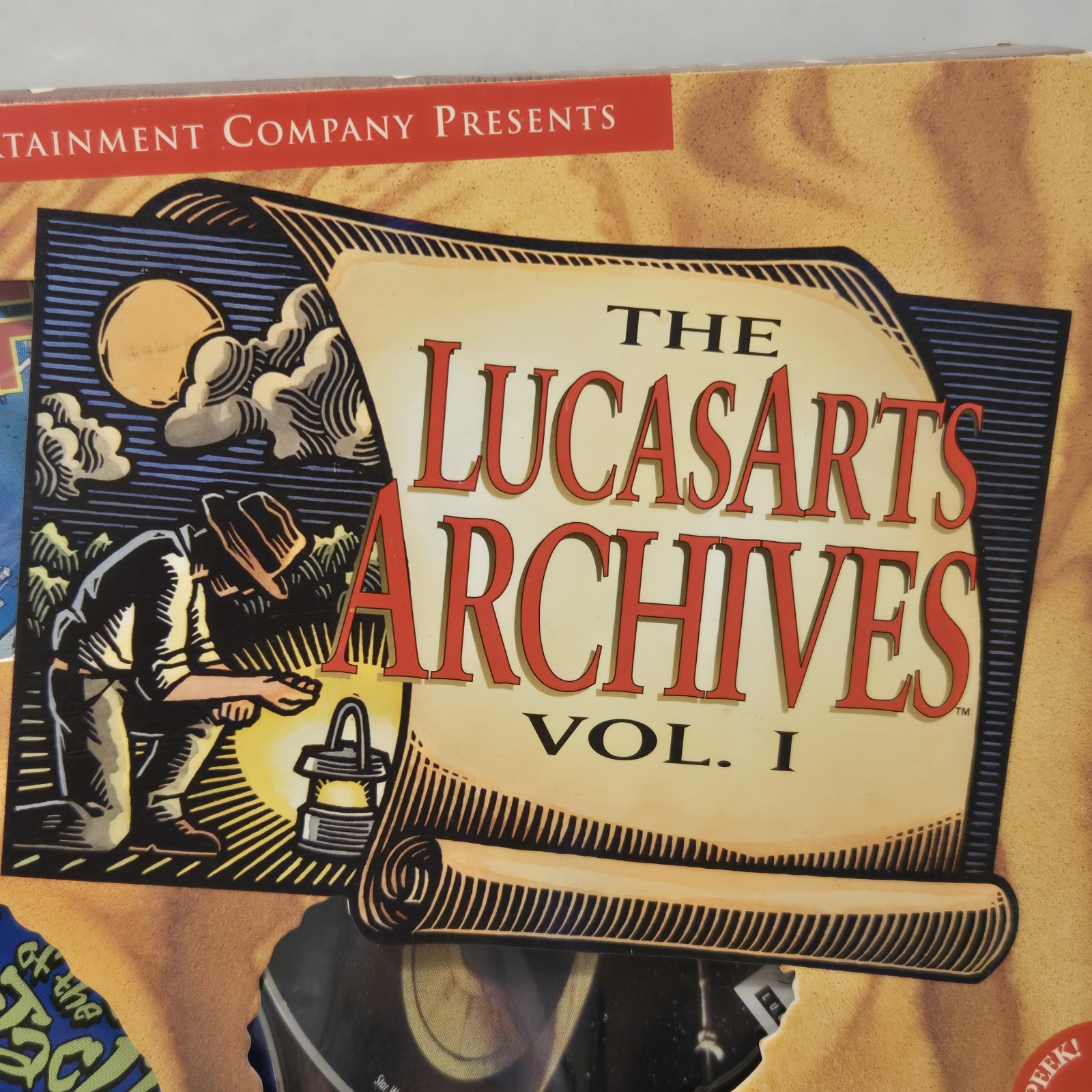 LucasArts Archives Vol 1 PC CD-ROM Games, 5/6 CDs **Missing Indiana Jones**
