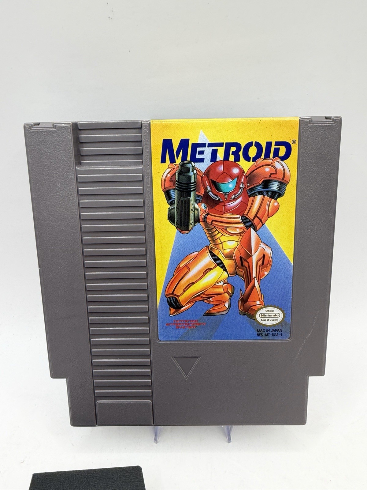 Metroid (Nintendo NES, 1987) Yellow Label Authentic Tested And Working Fast Ship