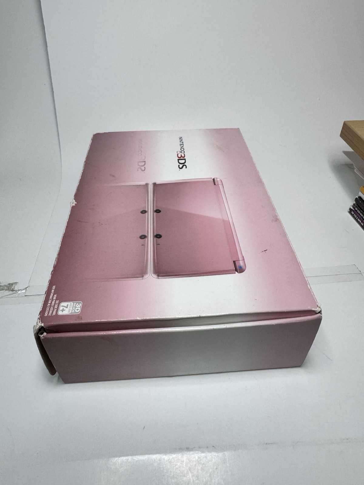Nintendo 3DS Pink Handheld Console Wi-Fi, Headphone Jack, Box Dock Manual (READ)