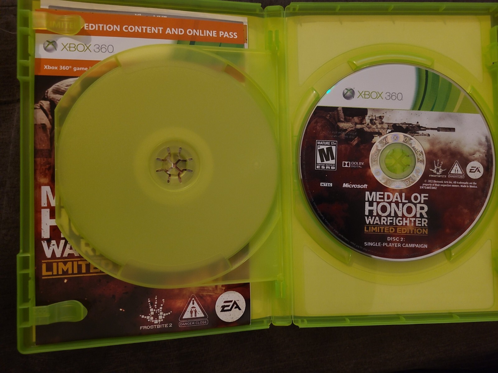 Medal of Honor: Warfighter — Limited Edition (Microsoft Xbox 360, 2012)