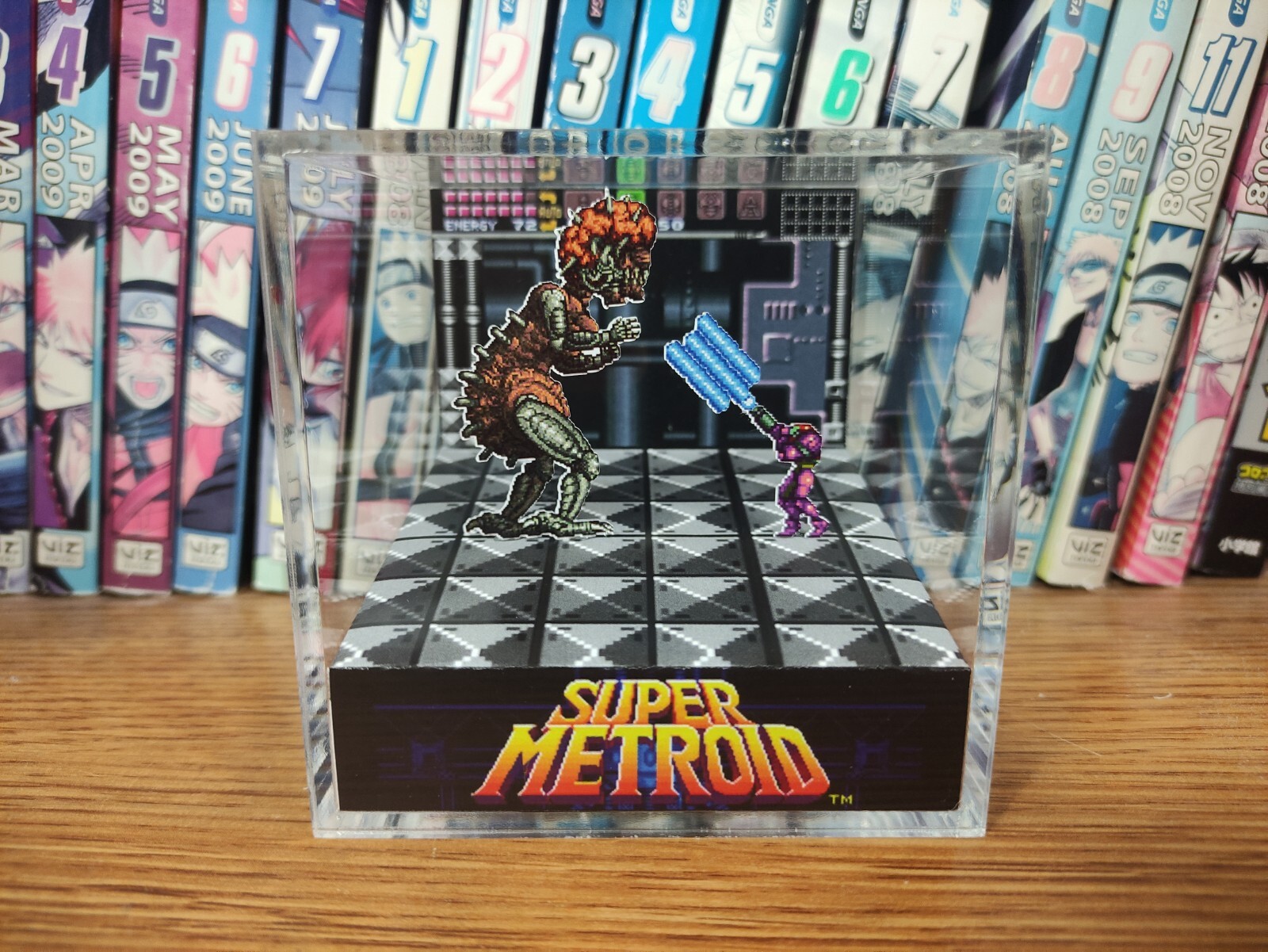 Super Metroid Samus MB2 Handmade Diorama – Gameboy / Retro Gaming Cube – Fanart
