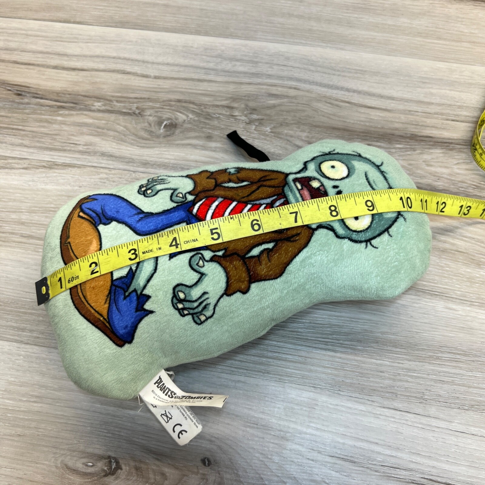 Plants Vs Zombies Zombie Plush Stuffed Animal Pillow Sega Prize PvZ 10”