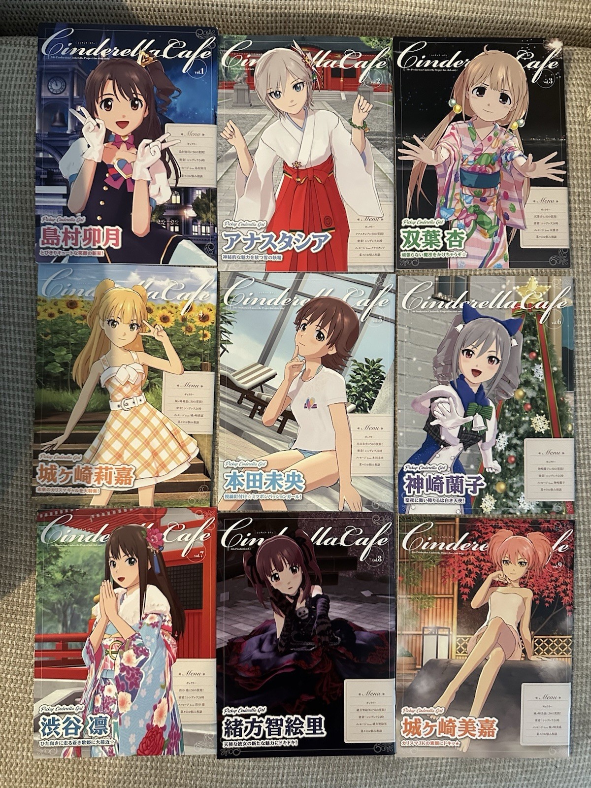 Idol Master Cinderella Girls Gravure for You Vol 1 To 9 Set PlayStation 3 PS3