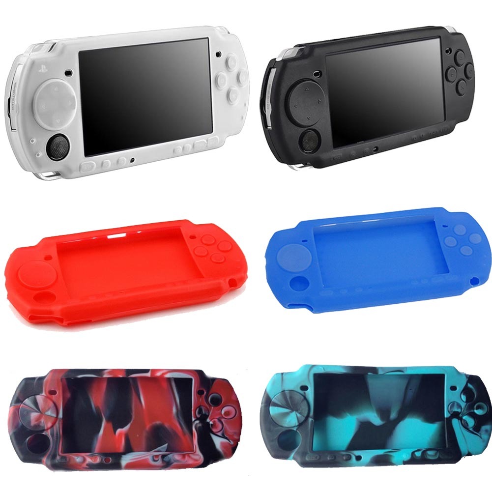 US Silicone Rubber Gel Skin Case Cover Compatible For Sony PSP 2000 3000 Game