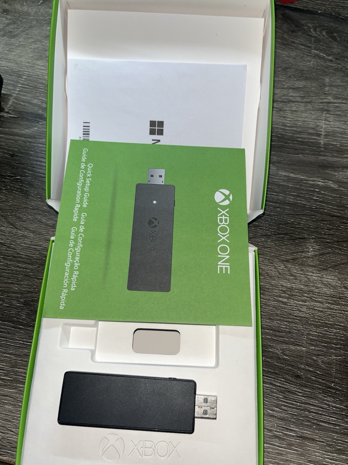 Microsoft Xbox Wireless Adapter for Windows USB Receiver Complete in Box Tested