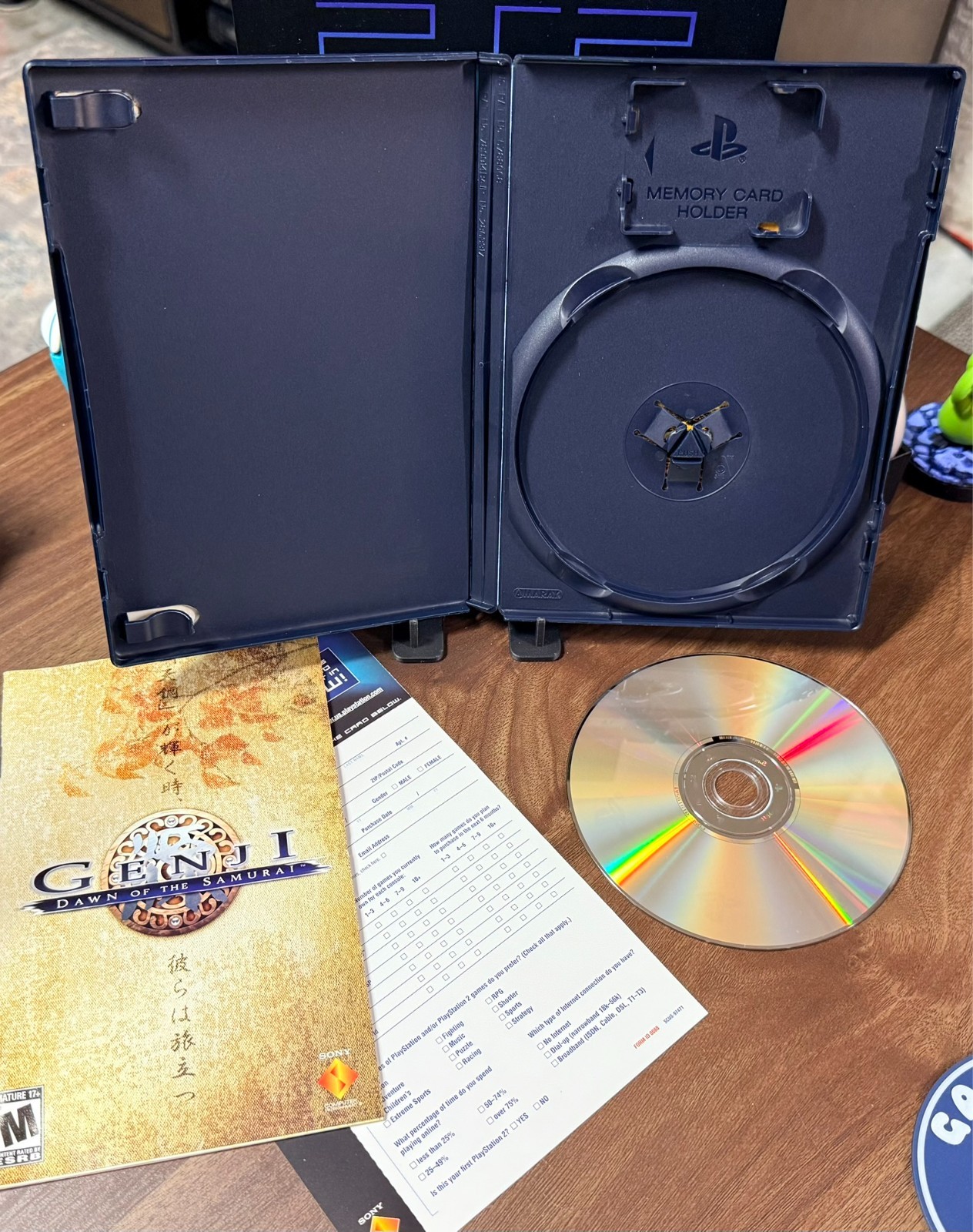 Genji: Dawn of the Samurai – Sony Playstation 2 – FULL CIB – Cleaned & Tested