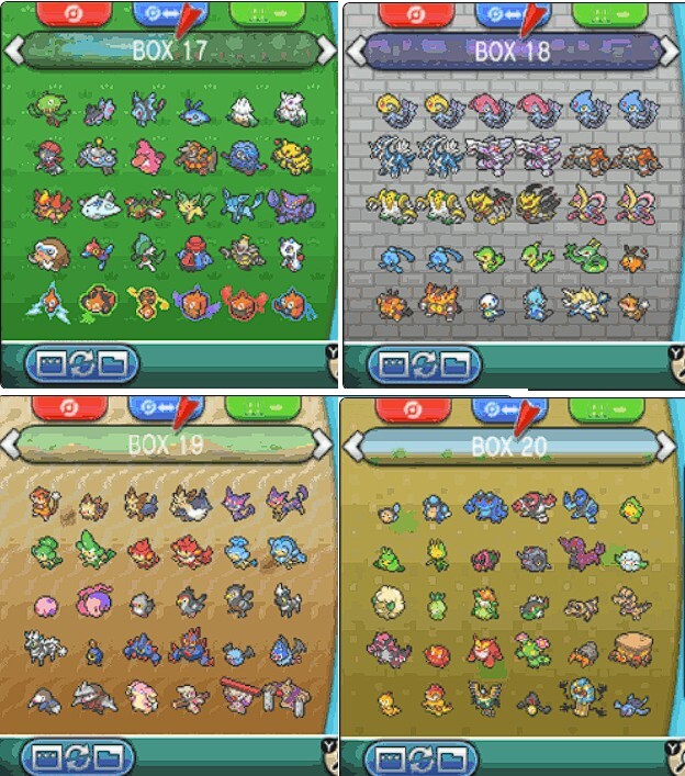 All Pokemon XY/ORAS Shiny Living Dex(MAIL IN SERVICE)