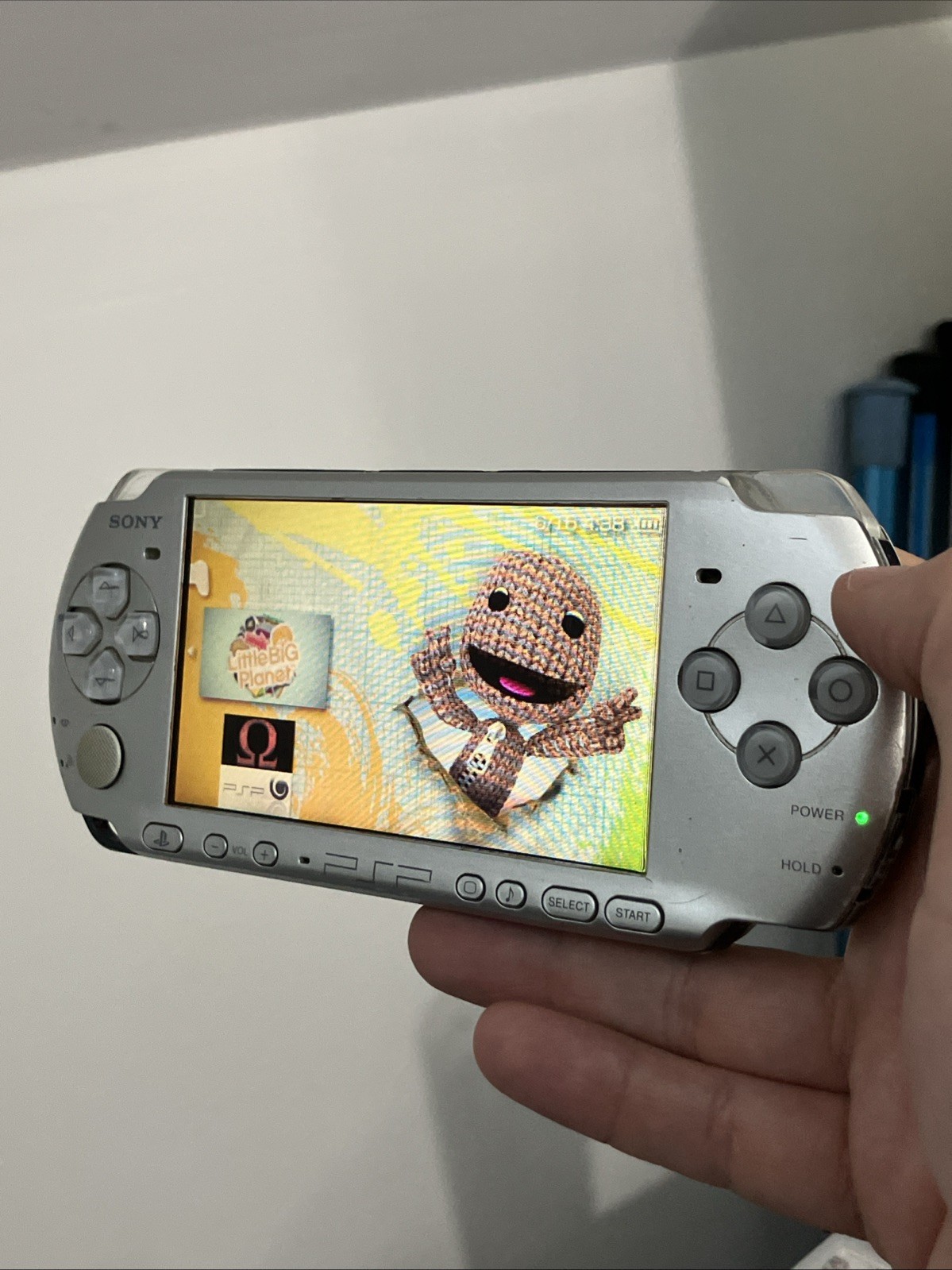 Sony PSP-3000 Handheld System Silver Includes 128 GB Memory Card