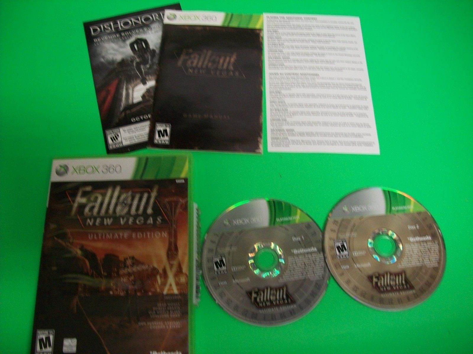 Fallout New Vegas Ultimate Edition Microsoft Xbox 360 Tested Working Free Ship