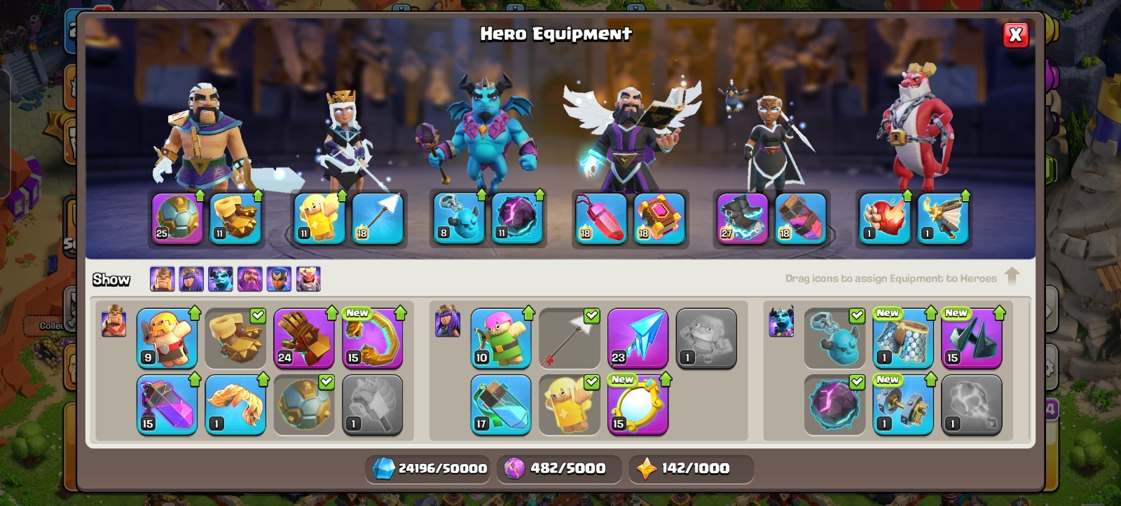 COC TH18 🔥NEW Base & Heroes 86-99-73-75-43-1, CROSSOVER SCENERY 2K NAME CHANGE