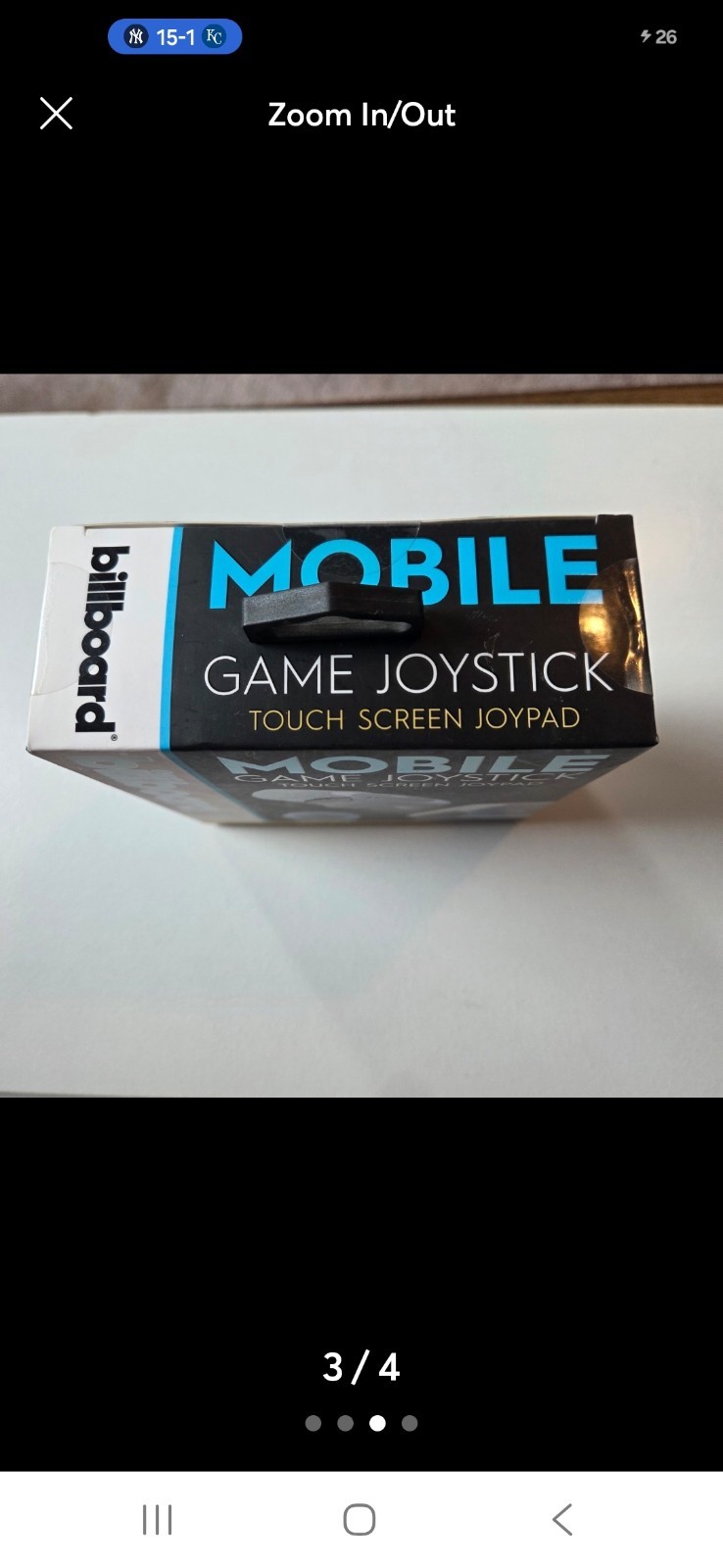 Billboard Mobile Game Joystick Clip-On Touchscreen Joypad iOS/Android