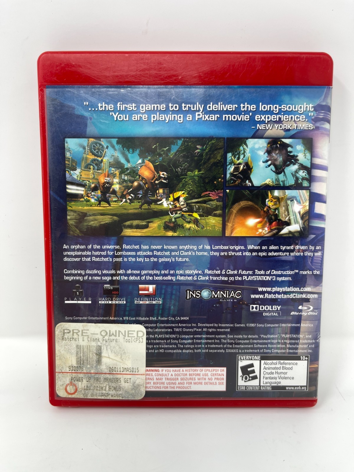 Ratchet & Clank Future: Tools of Destruction GOTY (PlayStation 3, PS3) Complete