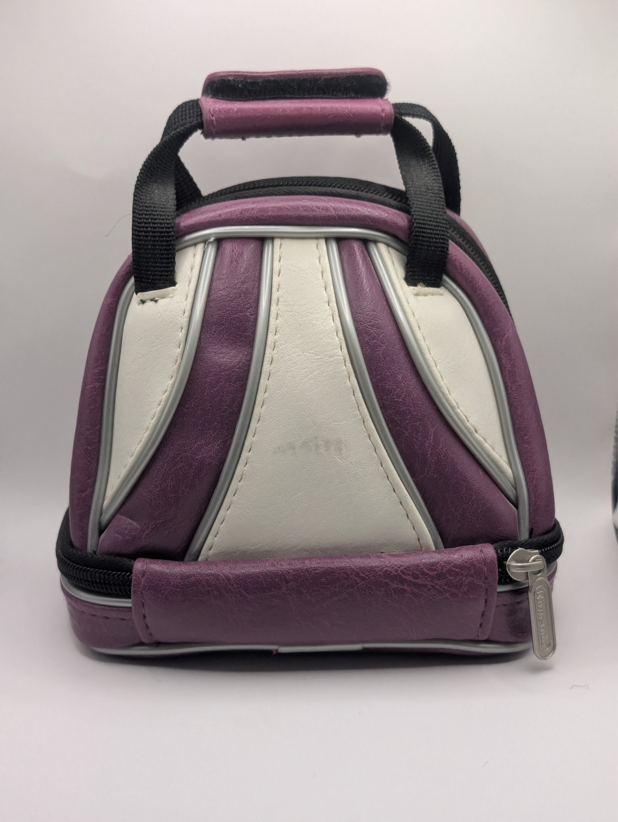 Nintendo 3DS Lite Mini Brunswick Bowling Ball Bag Carrying Case Purple & White
