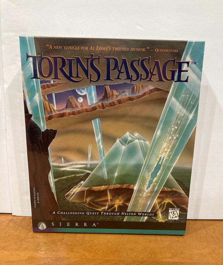 SEALED 1995 Torin’s Passage Sierra Al Lowe Big Box PC