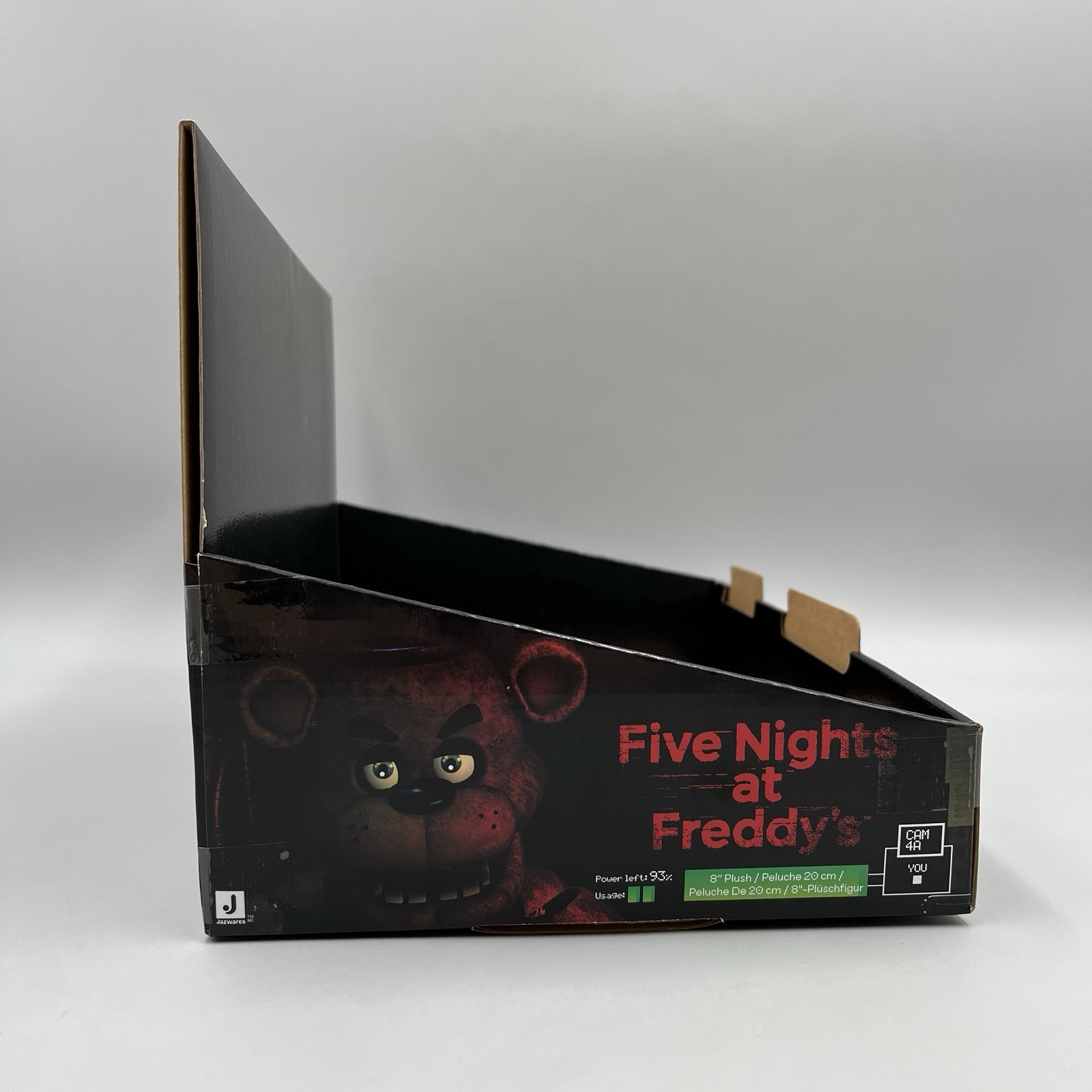 Five Nights at Freddy’s FNAF Jazwares Glow Eyes 8” Plush Display BOX ONLY