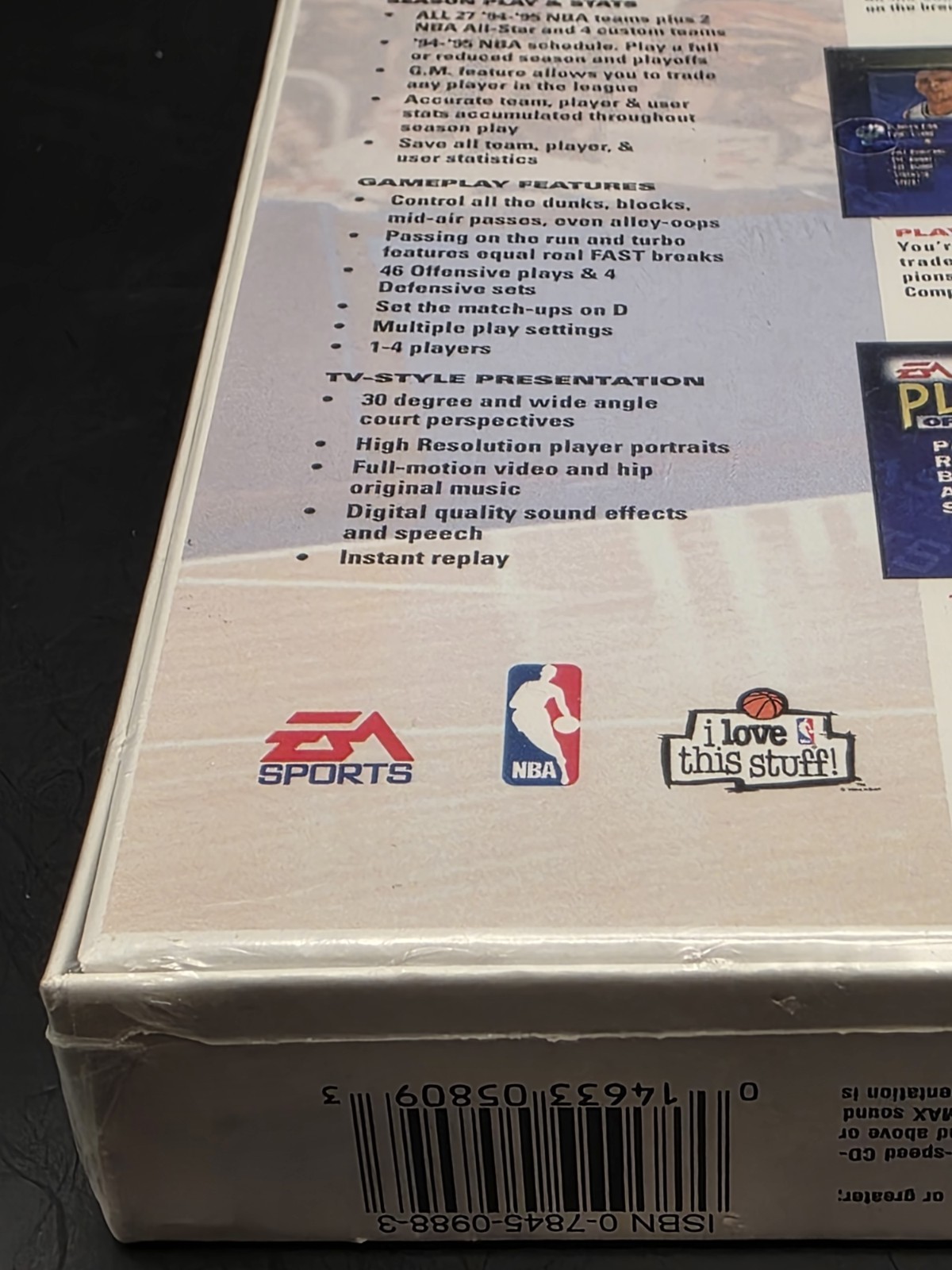Rare Original Classic NBA LIVE 95 EA Sports Big Box PC CD – MS-DOS – Brand New!