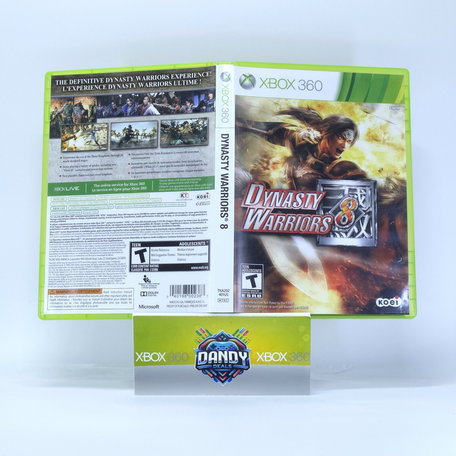 Dynasty Warriors 8 CIB W/ Manual – Xbox 360