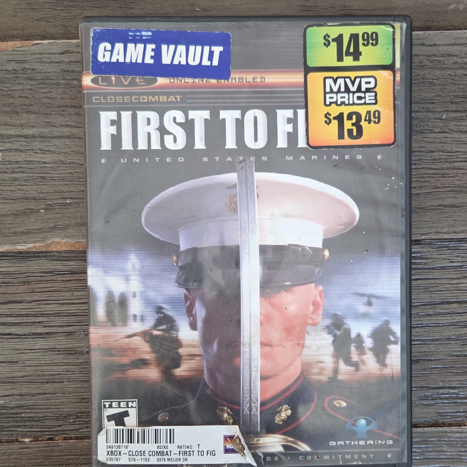 2K Games Close Combat: First to Fight Xbox NTSC-U/C Action T Xbox Live Case Disc