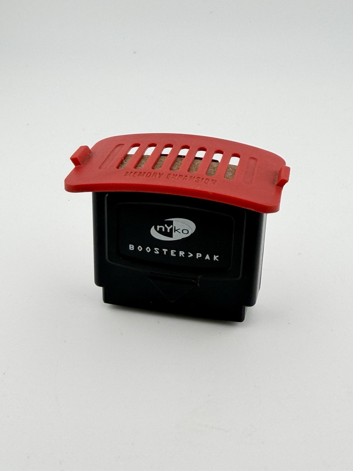 Nyko Booster Pak Memory Expansion N64 Booster Pack Accessory Red Clip Tested