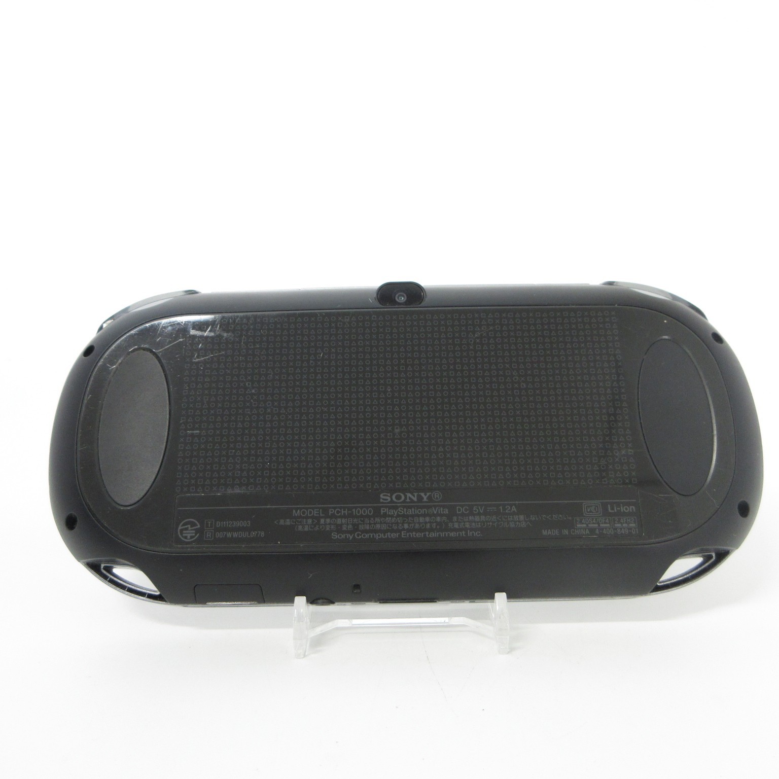 【Excellent】Sony PS Vita PCH-1000 Crystal Black Wi-Fi Model Console only #RET0504