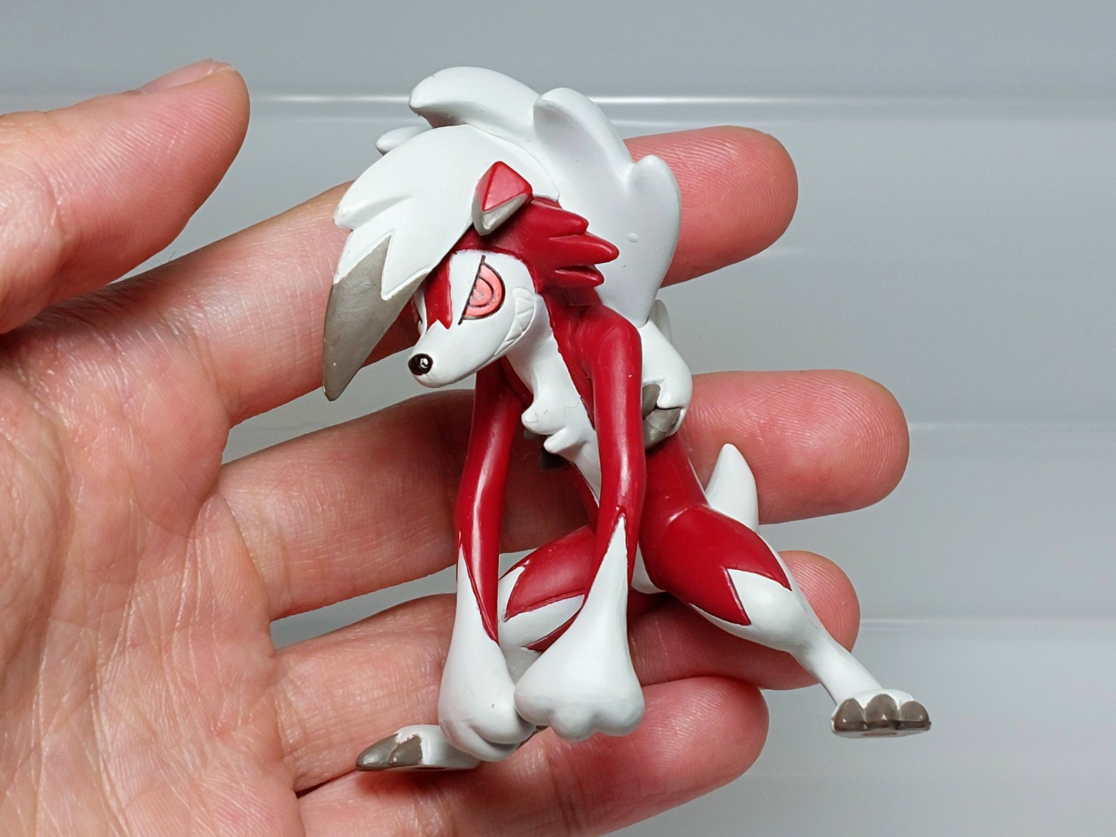 Lycanroc (Midday Midnight Dusk) Pokemon Moncolle Figure Takara Tomy 2.1-2.6in