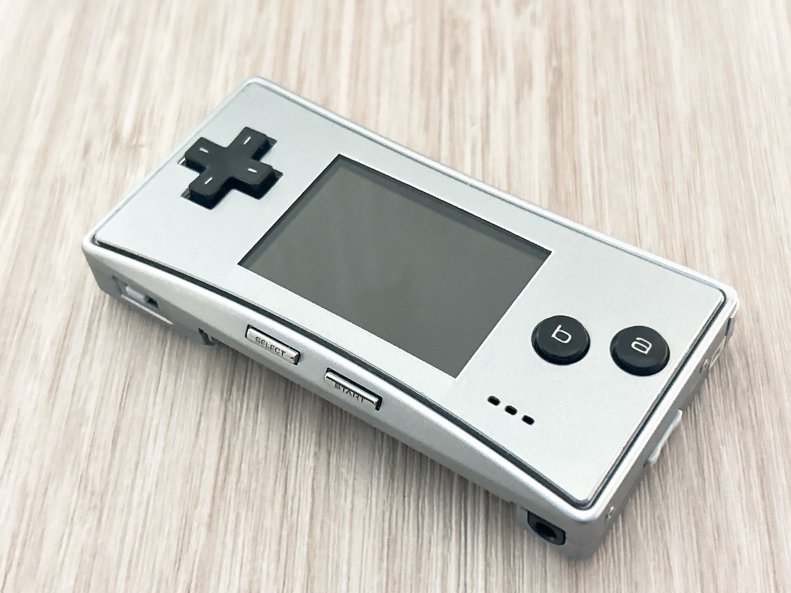 Nintendo GameBoy Micro Silver Console Tested w/ OEM AC Charger – Near Mint