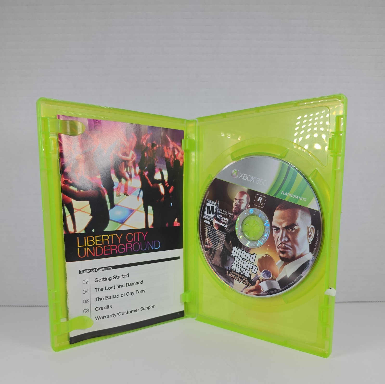 Rockstar Games Grand Theft Auto Episodes From Liberty City Xbox 360 No Map