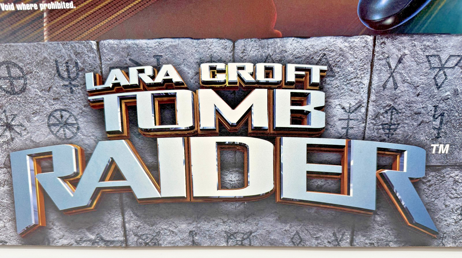 PS2 PlayStation 2 Lara Croft Tomb Raider Angelina Jolie Life Size Standee NOS