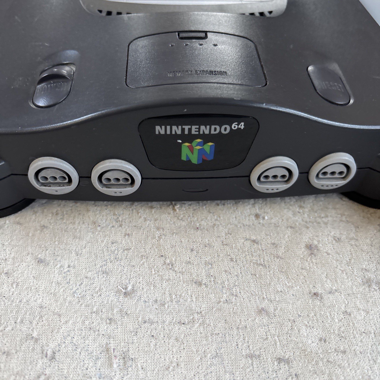 Nintendo 64 N64 OEM Console Complete Bundle with OEM Controllers And Av Cord
