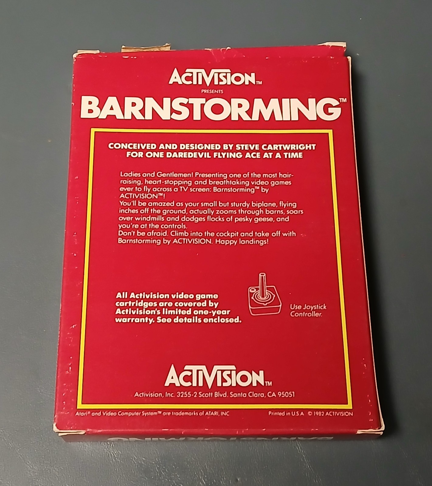 Atari 2600 Barnstorming By Activision Complete In Box (CIB) With Manual & More