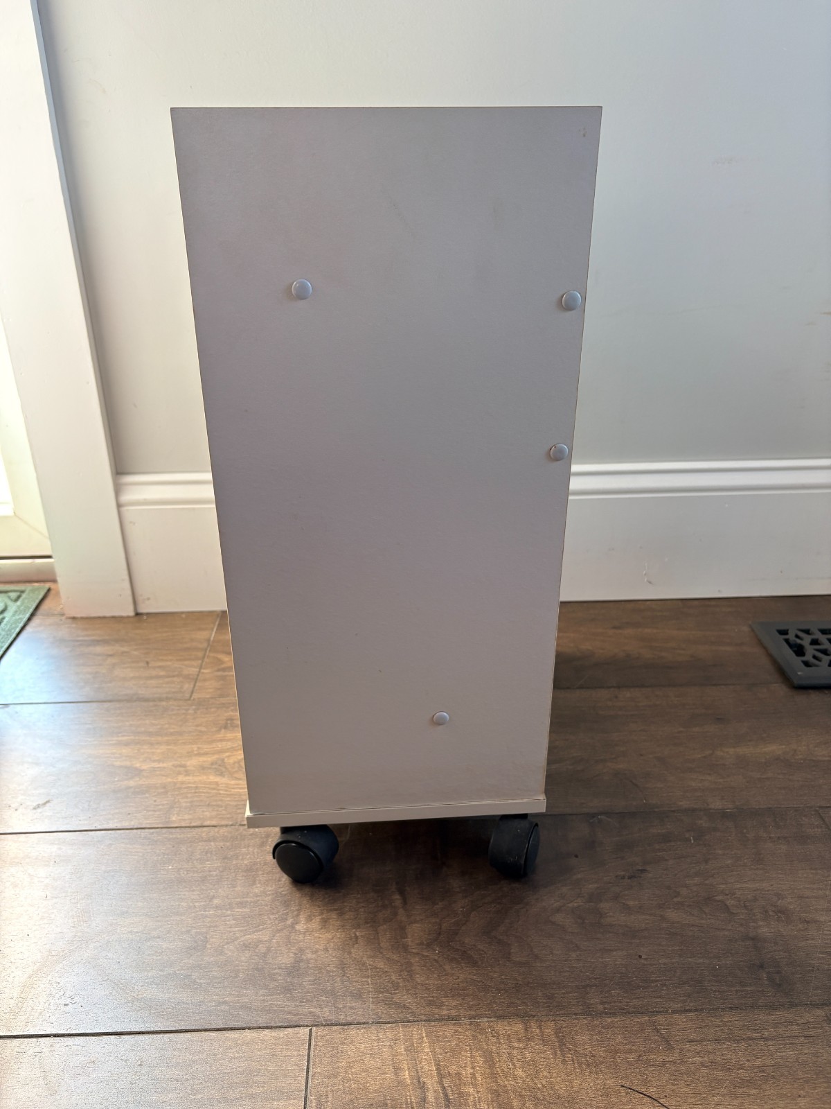 Vintage 1989 Nintendo Mario Video Game Rolling Storage Cart Cabinet