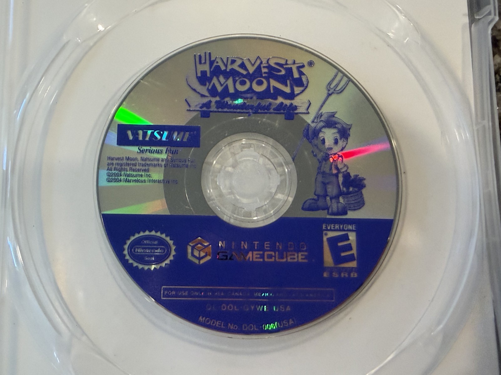 Harvest Moon: Magical Melody (Nintendo GameCube, 2006) CIB / Manual