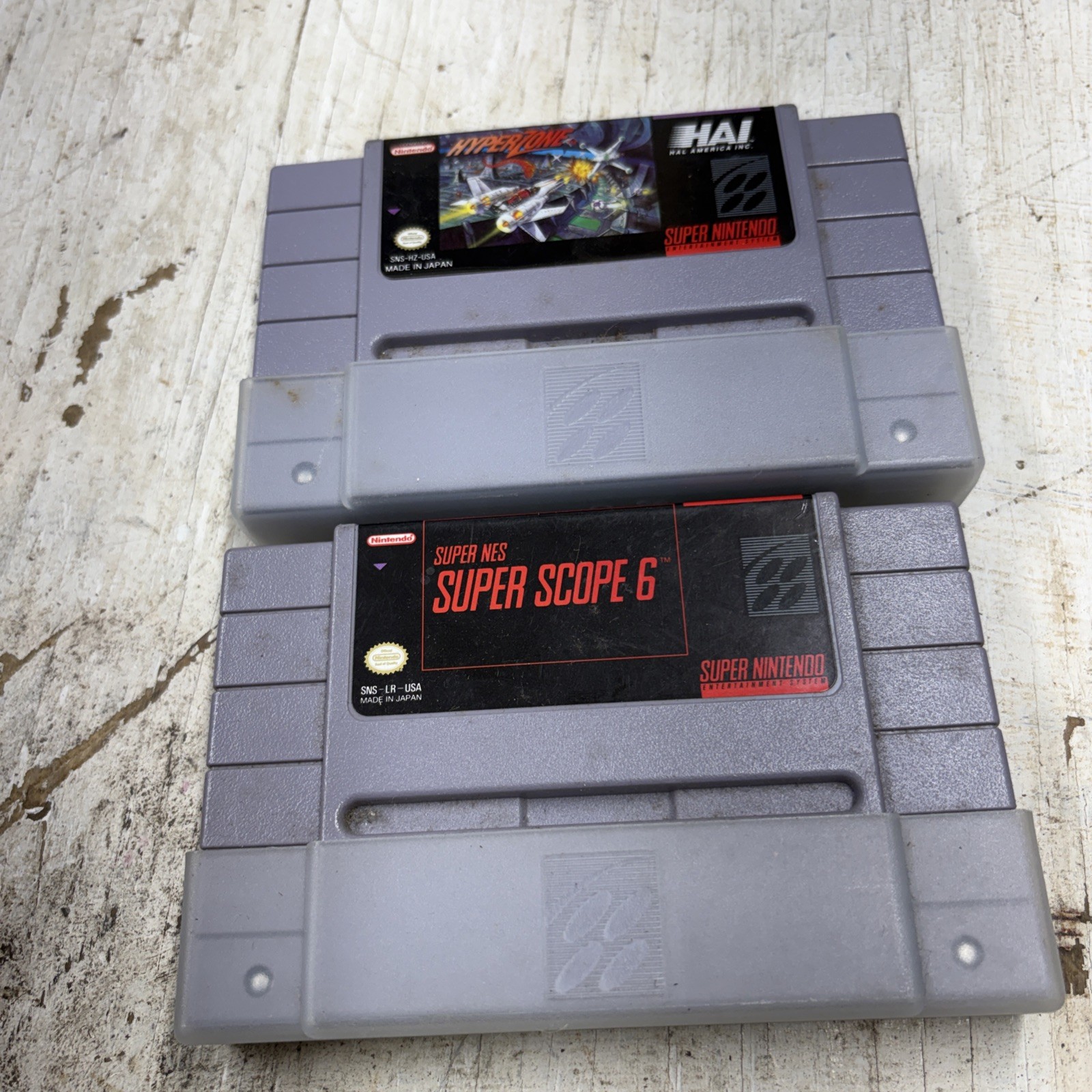 HyperZone Super Nintendo & Super Scope 6 Snes Game Cartridge With Cover