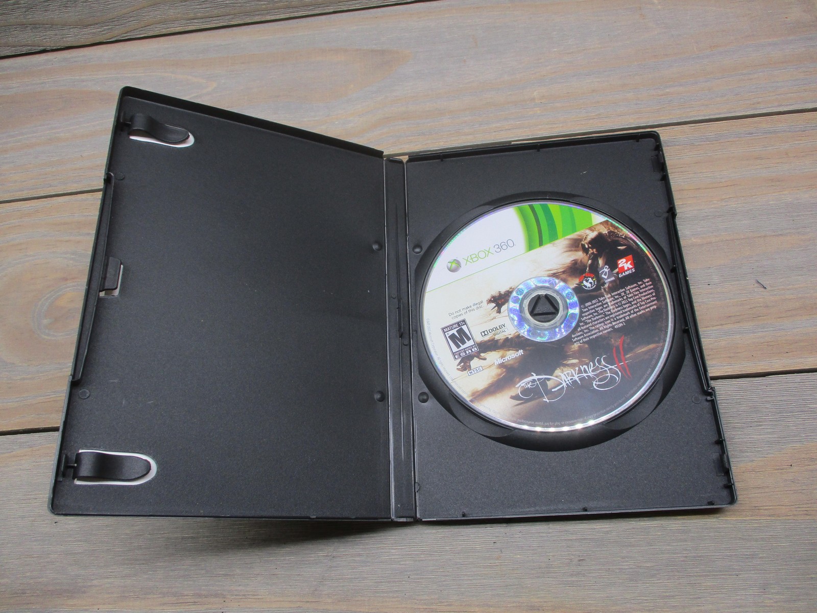 The Darkness II Xbox 360 Video Game M Rated Pre-Owned Complete Disc Only 2K
