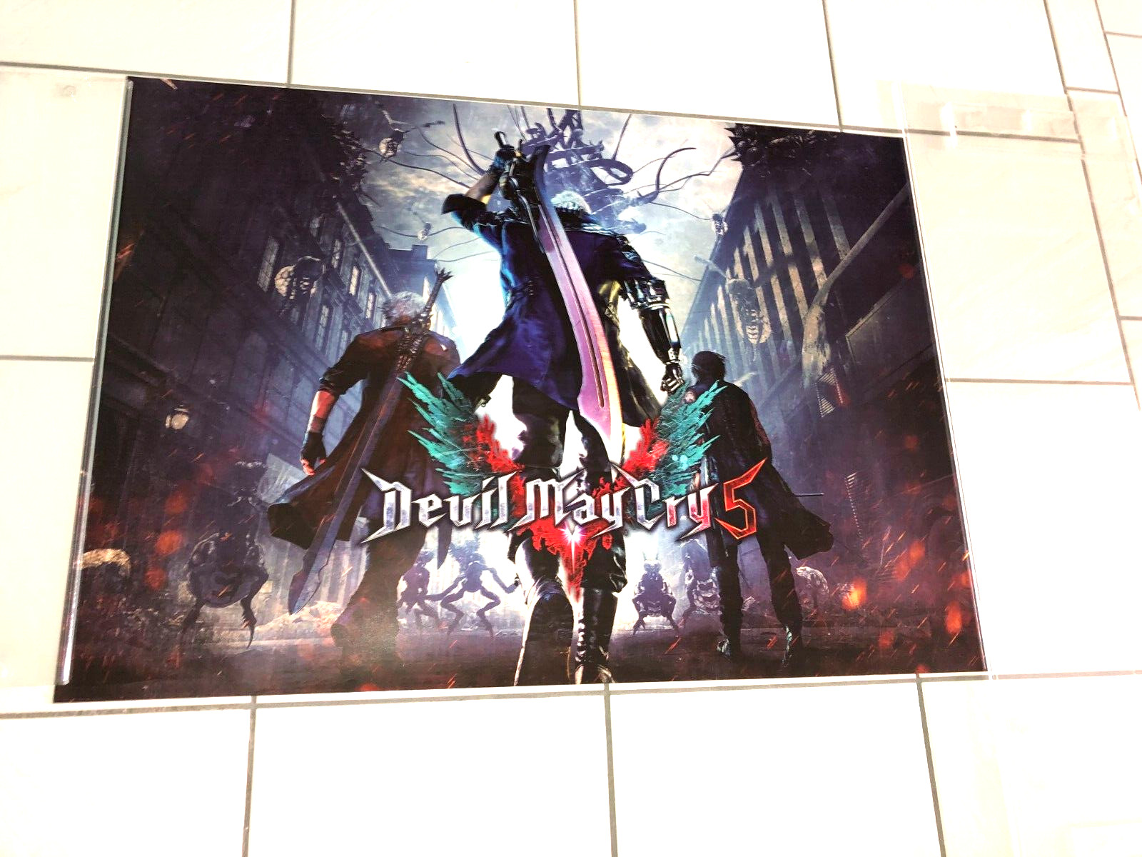 DEVIL MAY CRY 5 2019 HORROR RARE ORIG AUST NMINT MA15+ PS4 XBOX ONE GAMES POSTER