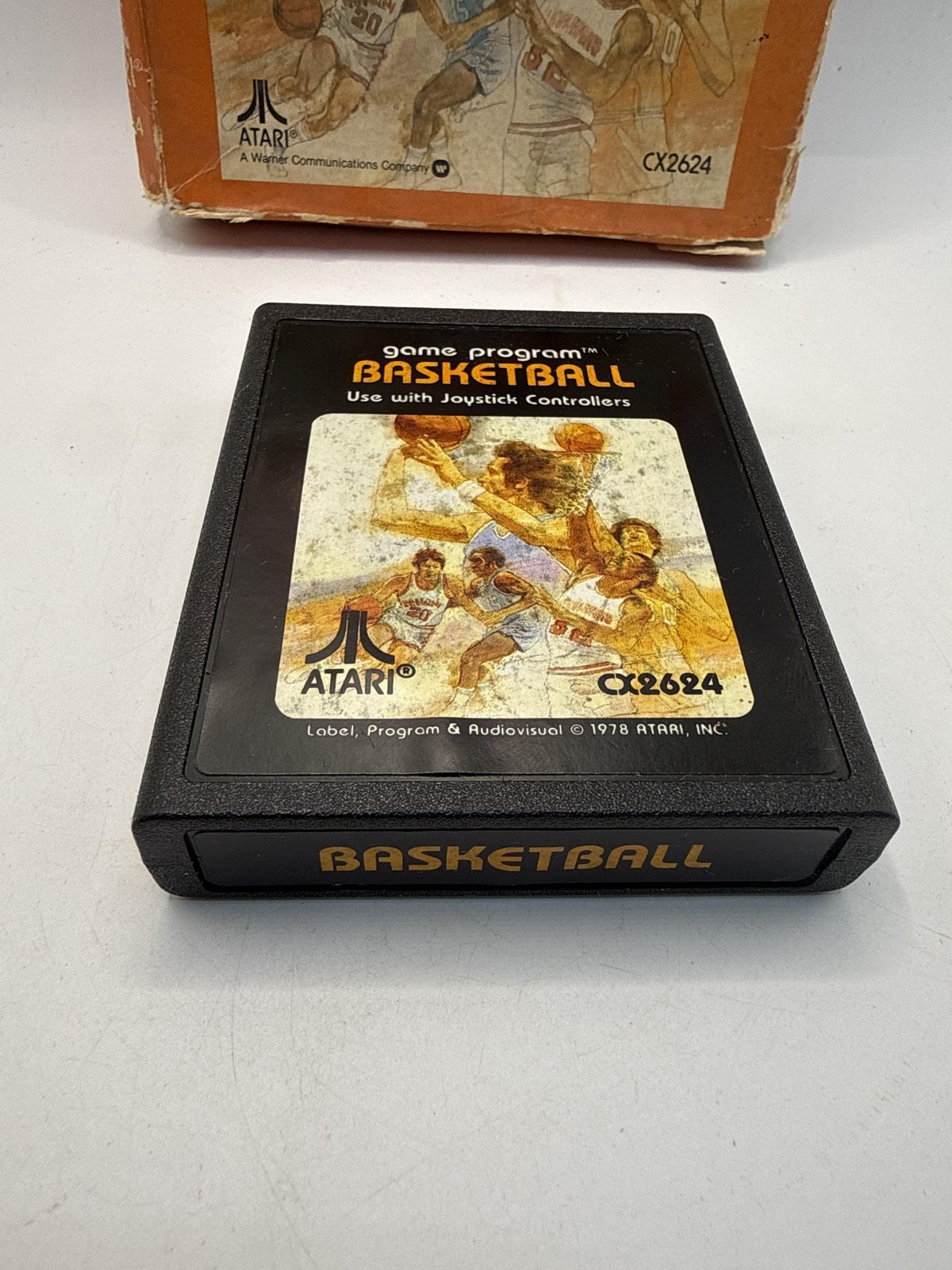 Basketball Atari 2600 1978 Game Cart CIB Box Manual NTSC-U/C Sports Atari