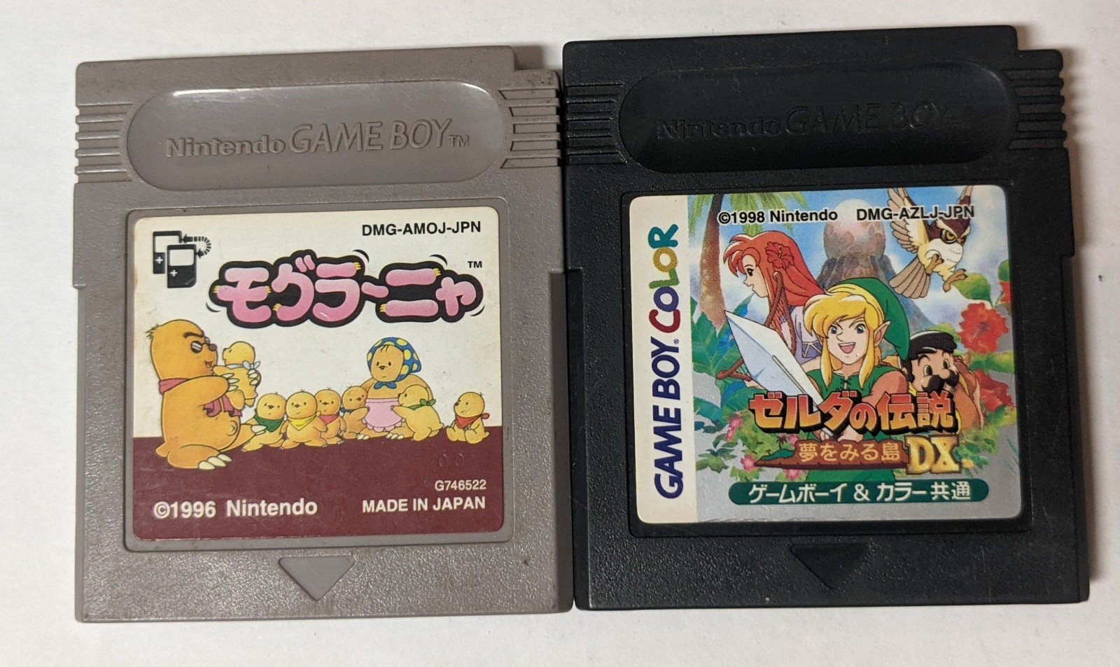 Nintendo Game Boy Japanese Lot of 2 – Mogura Nya & Zelda DX – DLcx62