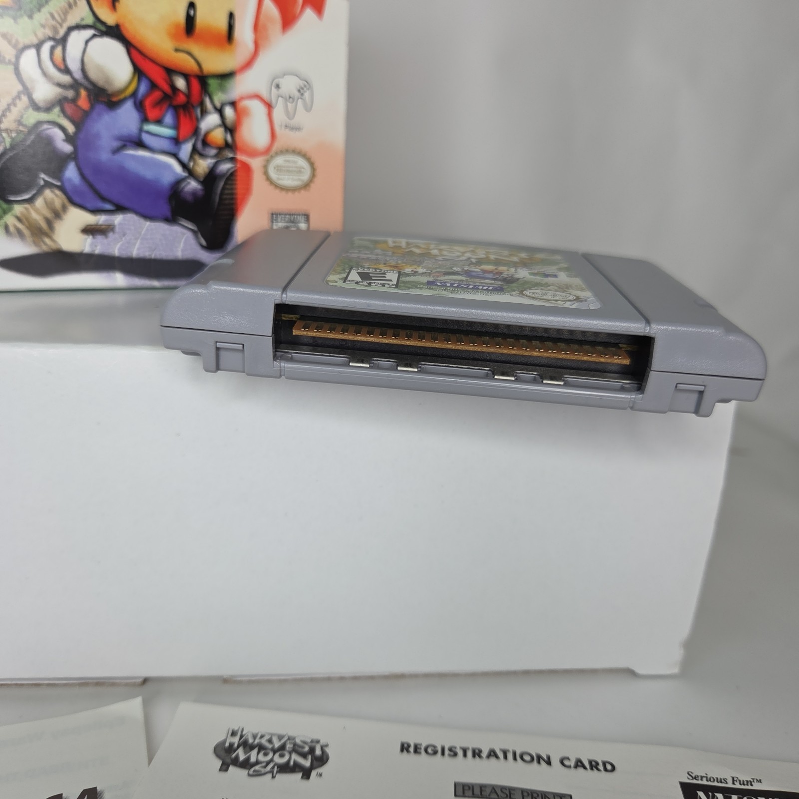 Harvest Moon Nintendo 64 N64 Game Cartridge Box Manuals Complete 1996