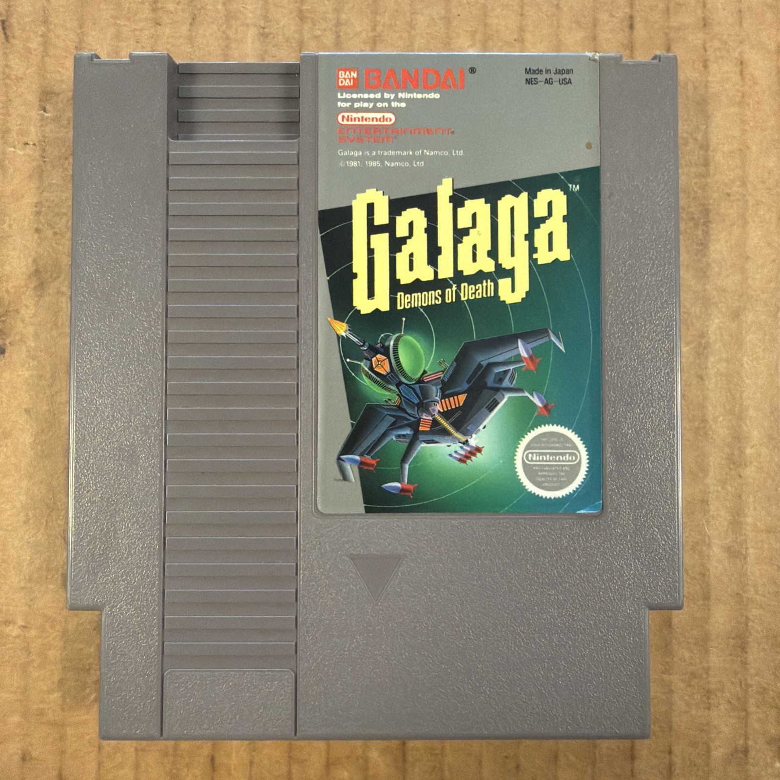 Nintendo NES Galaga Demons of Death (Tested & Working)