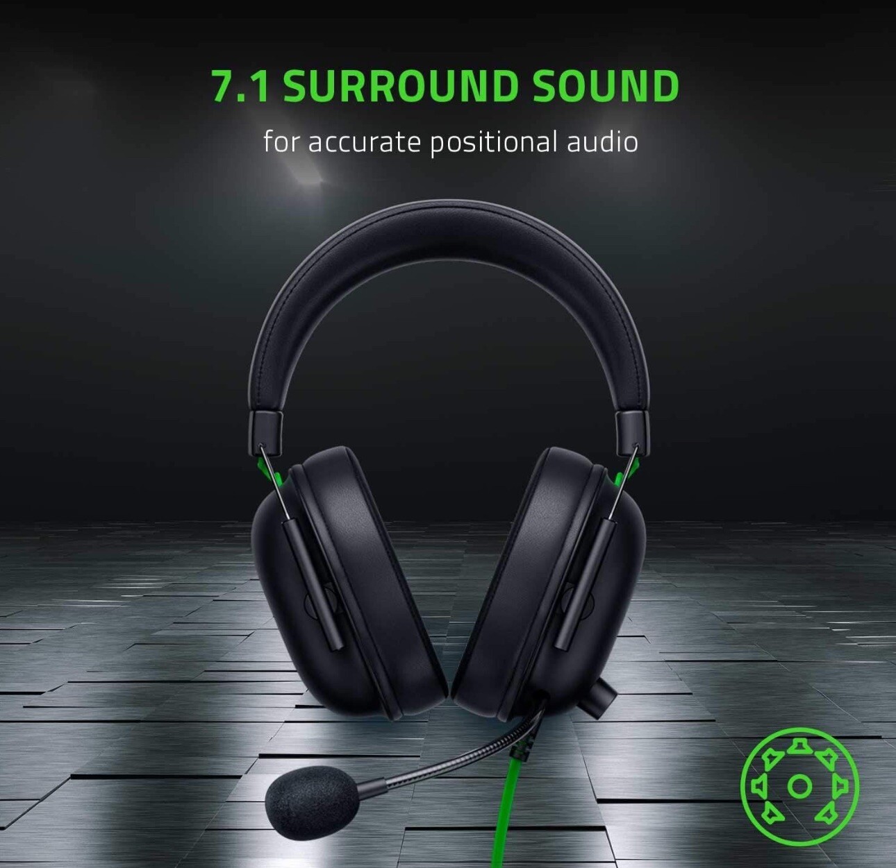 Razer Blackshark V2 X Black Over the Ear Gaming Headset