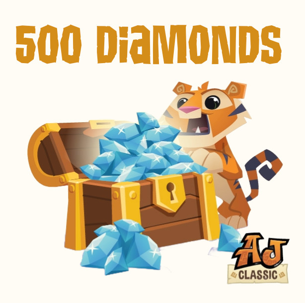 Animal Jam Classic AJC 500 Diamonds (READ DESCRIPTION BEFORE BUYING)