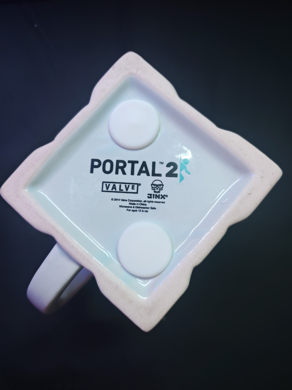 Portal 2 Companion Cube Mug Officially Licensed Valve Jinx 2014 Collectible