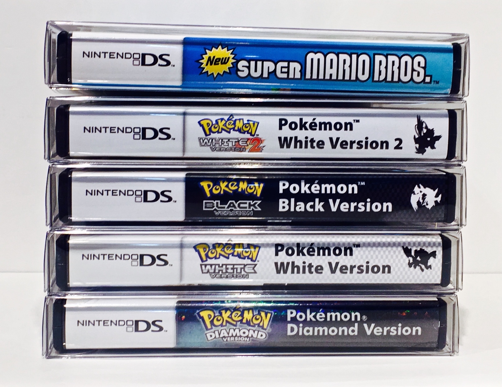 Clear Cases Box Protectors For NINTENDO DS Video Games (NTSC ONLY, NOT PAL)