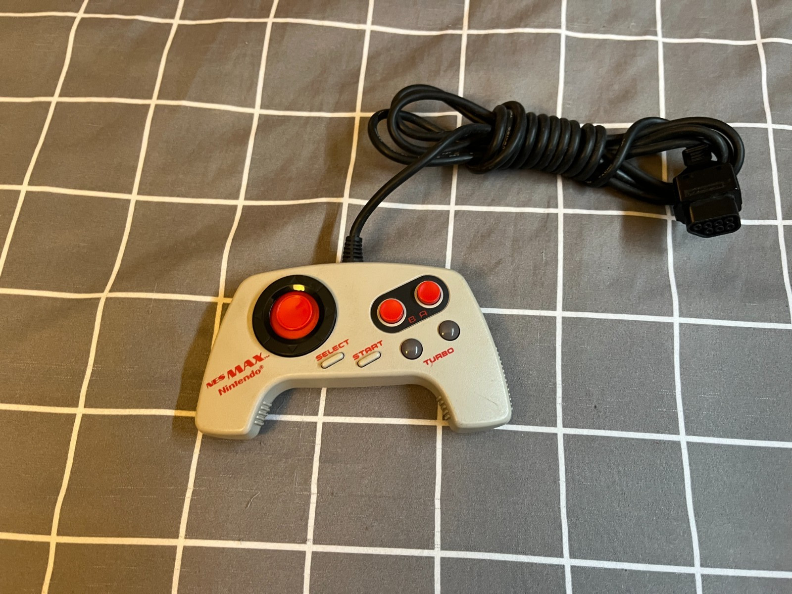 Genuine Nintendo NES MAX Controller (NES-027) Turbo OEM Authentic Tested Clean!