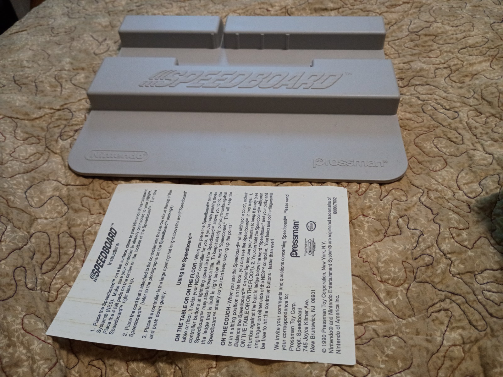 NES Pressman Speedboard – Vintage 1985. P.N 7598 With Box