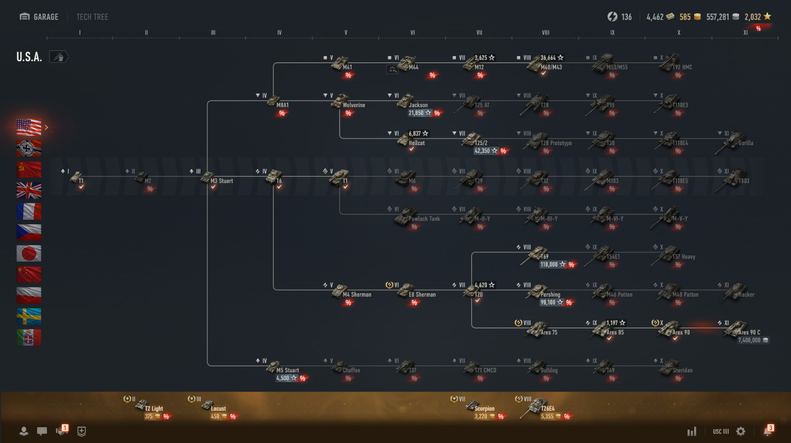 World of Tanks NA Concept 1 B,Schwertwal , EBR 75 FL 10, Tier 11s premiums and m