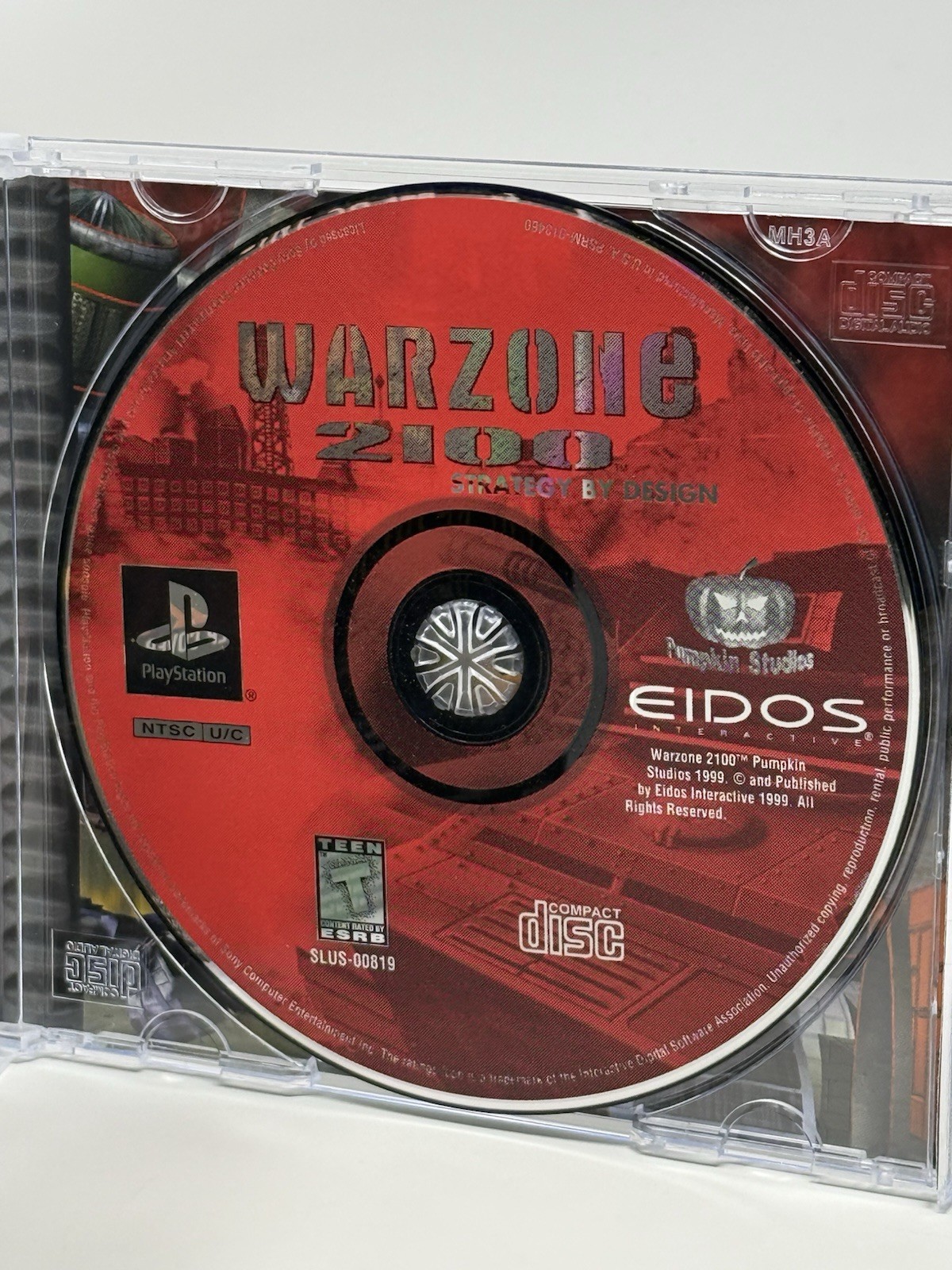 Warzone 2100 PS1 PlayStation 1 Complete CIB + Reg Card Mint Disc Tested Working