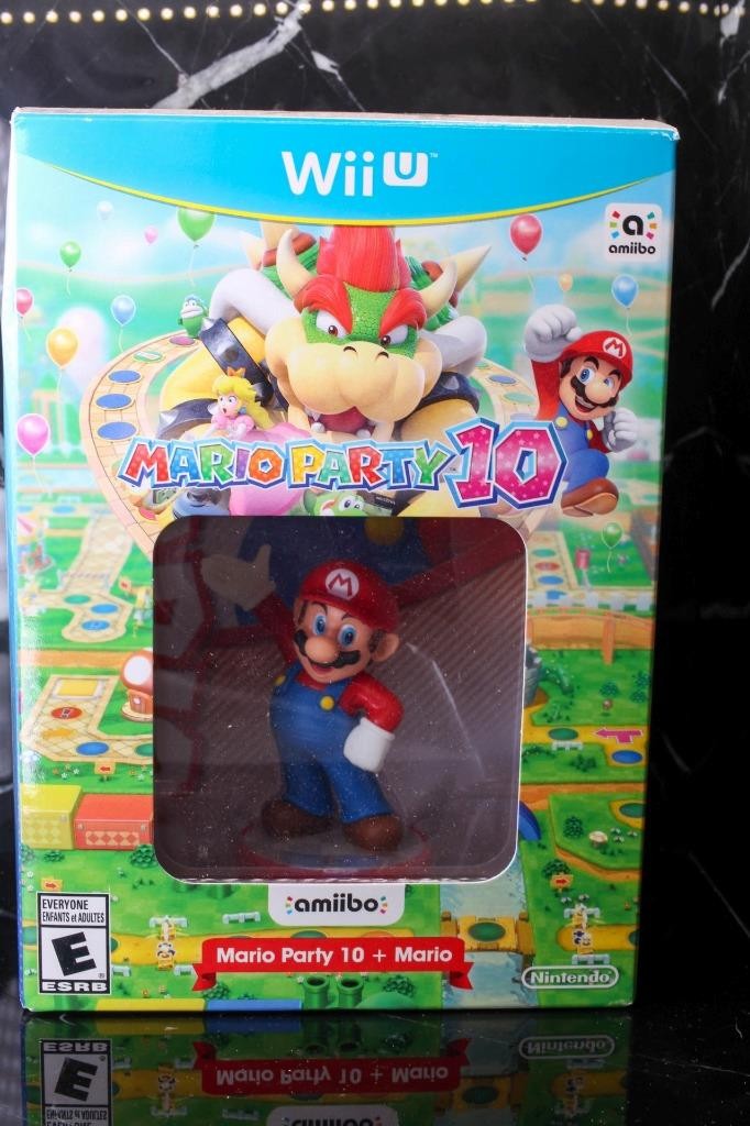 Mario Party 10 + Mario Amiibo Bundle for Wii U — SEALED LIMITED EDITION