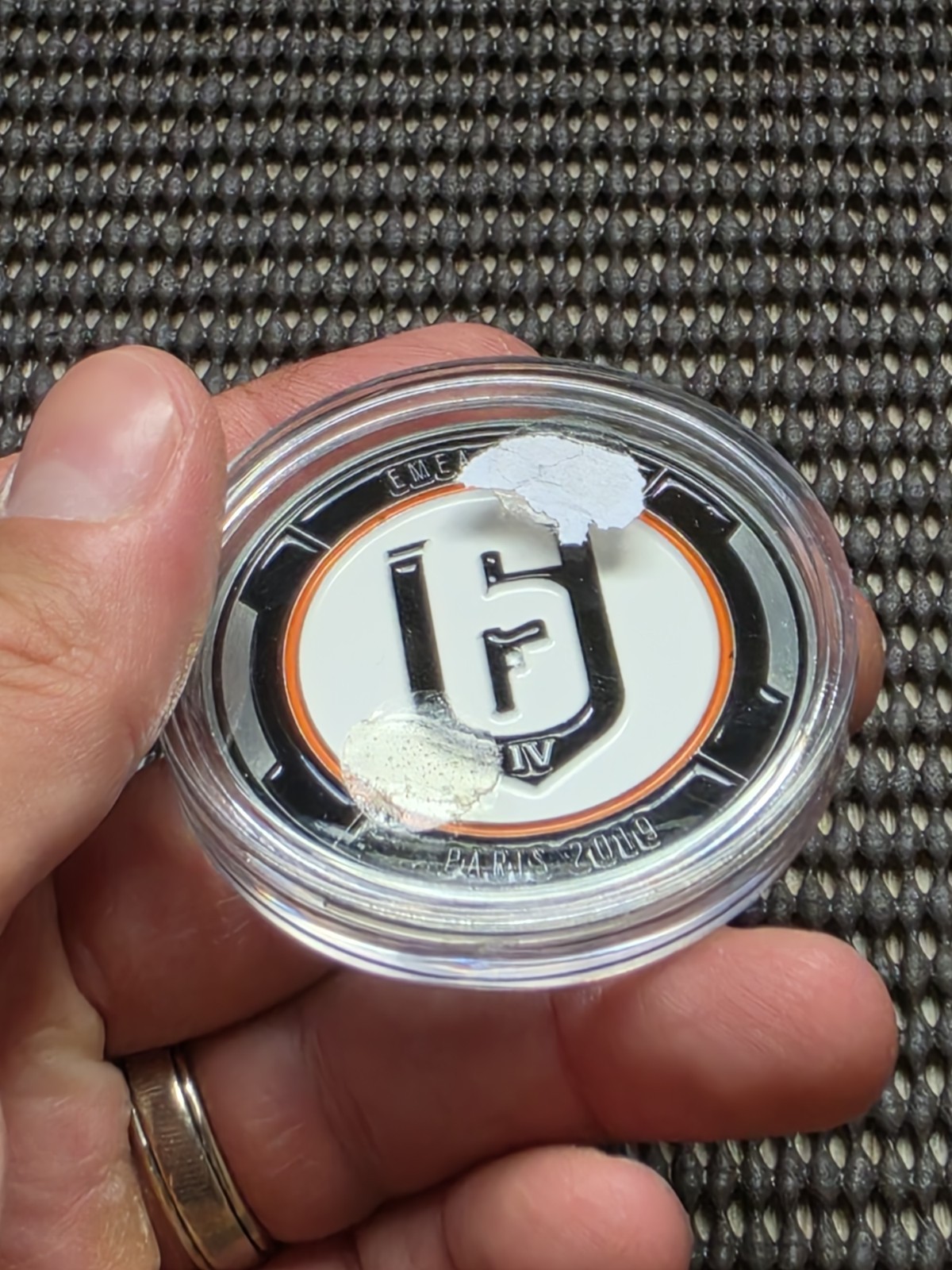 Ubisoft Rainbow Six Siege Paris 2019 Kick Off Meeting Challenge Coin Rare R6S