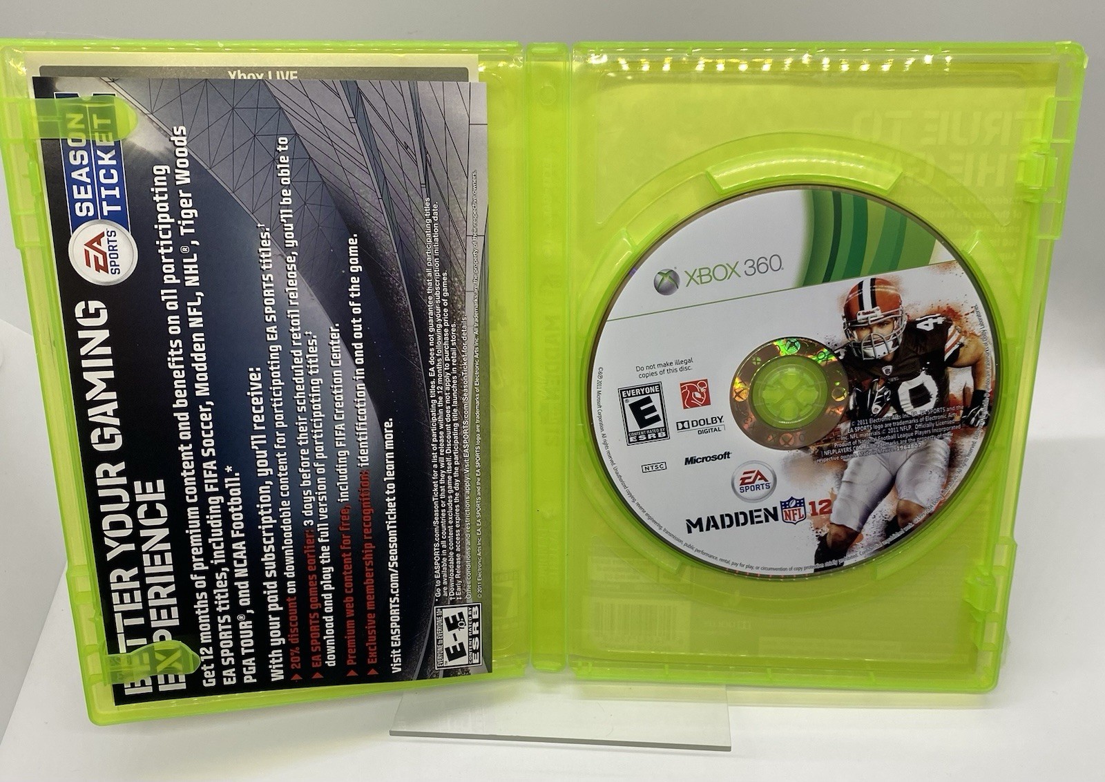 Madden NFL 12 (Xbox 360) CIB COMPLETE & TESTED